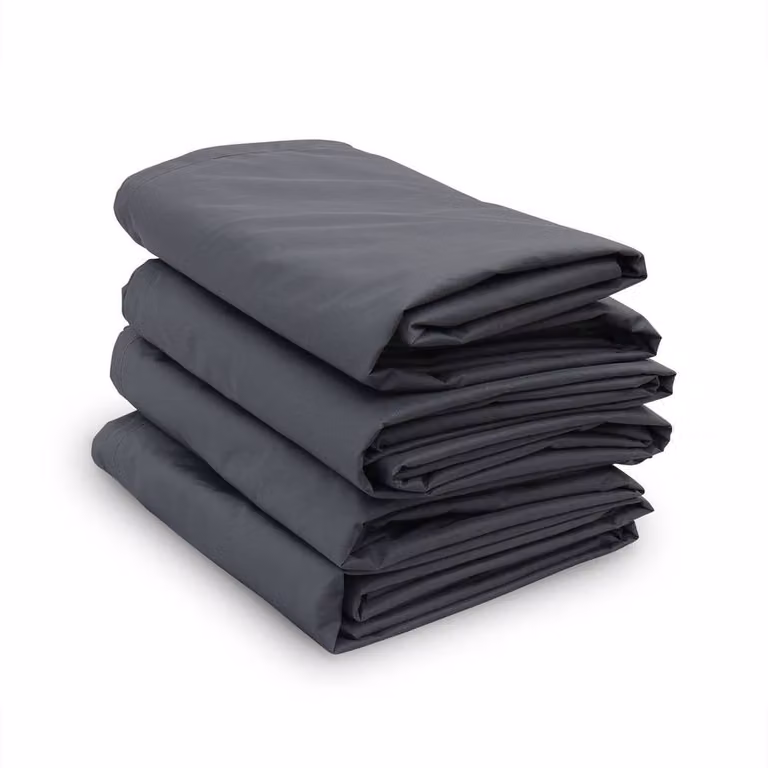 sweeek Water-Repellent Polyester Protective Covers for Venezia Garden Sofa Set in Dark Grey