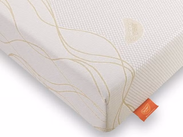 Sareer Matrah Ruby Gold Memory Foam Mattress in a Box, Gold, W/D/H: 180 x 200 cm