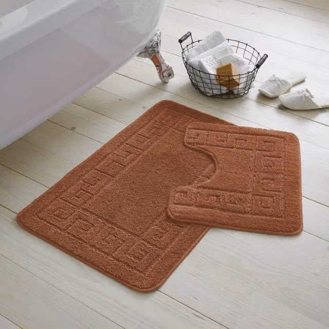 Gaveno Cavailia 2 Piece Greek Bath Set in Terracotta