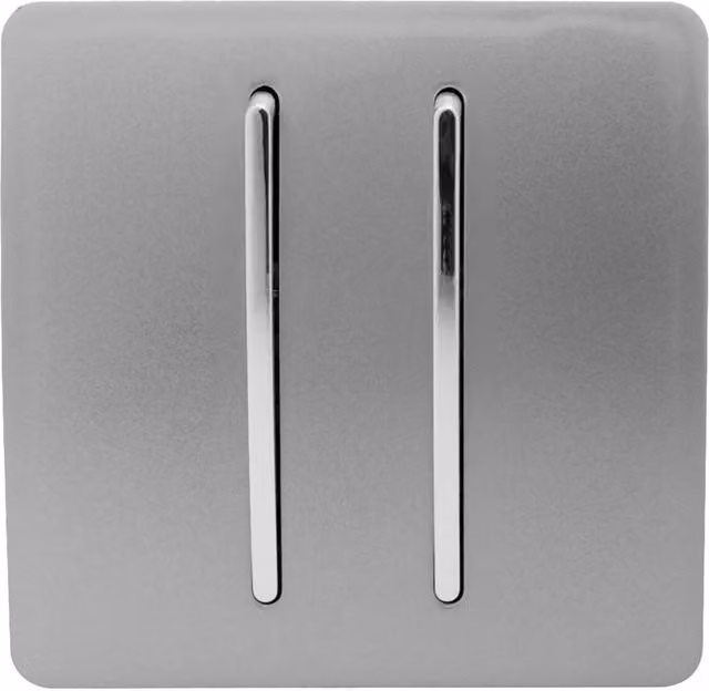 Trendi Modern Auto Retractive Doorbell Switch in Light Grey