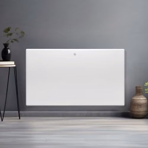 Futura 1500W White Electric Convector Panel Heater, Wall Mounted or Freestanding