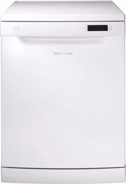 Statesman Freestanding 12 Place Full Size Dishwasher in White