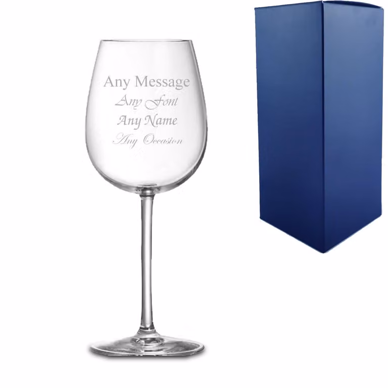 Uniqueful Personalised Engraved Oenologue Expert Wine Glass, Clear, 300 ml