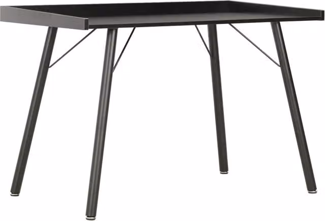 Berkfield Home Modern Black Corner Desk W/D/H: 90 x 50 x 79 cm