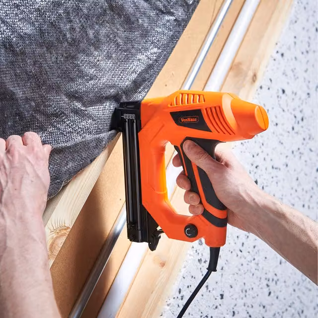 VonHaus 2 in 1 Electric Nail Gun in Orange