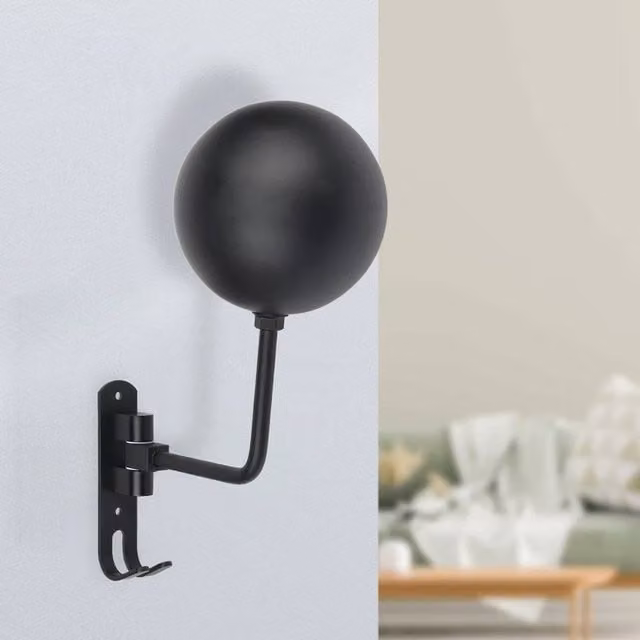 SPETLEK Wall Mount Motorbike Holder Stand, 2 Pieces, Black