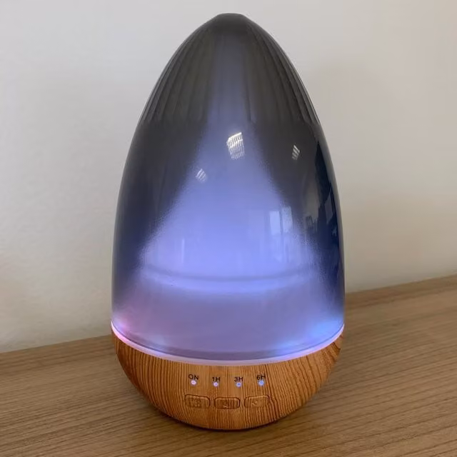 Barcelona Atomiser USB Colour Change LED Ultrasonic Electric Diffuser in Grey
