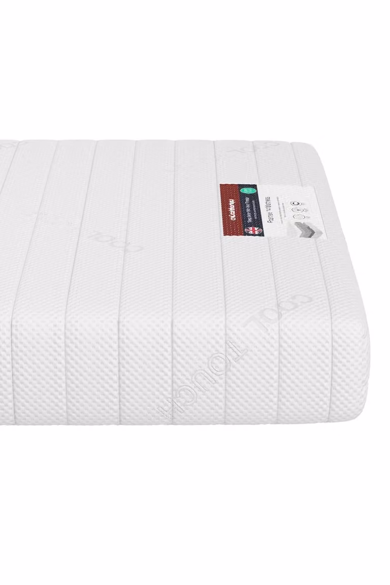 Rest Relax Thrive Kids Visco Therapy Comfort Foam Mattress, White, EU Single, Height: 14 cm