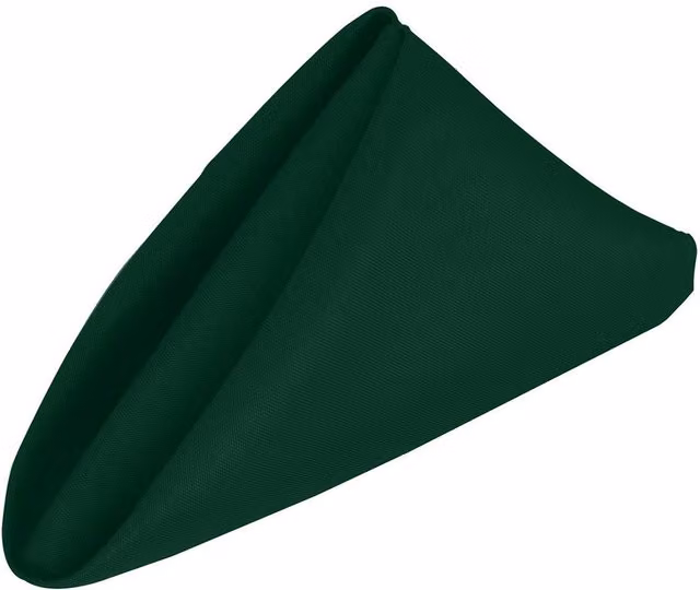 Neel Blue Reusable Polyester Table Napkins in Green, W/D/H: 50 x 50 x 0 cm