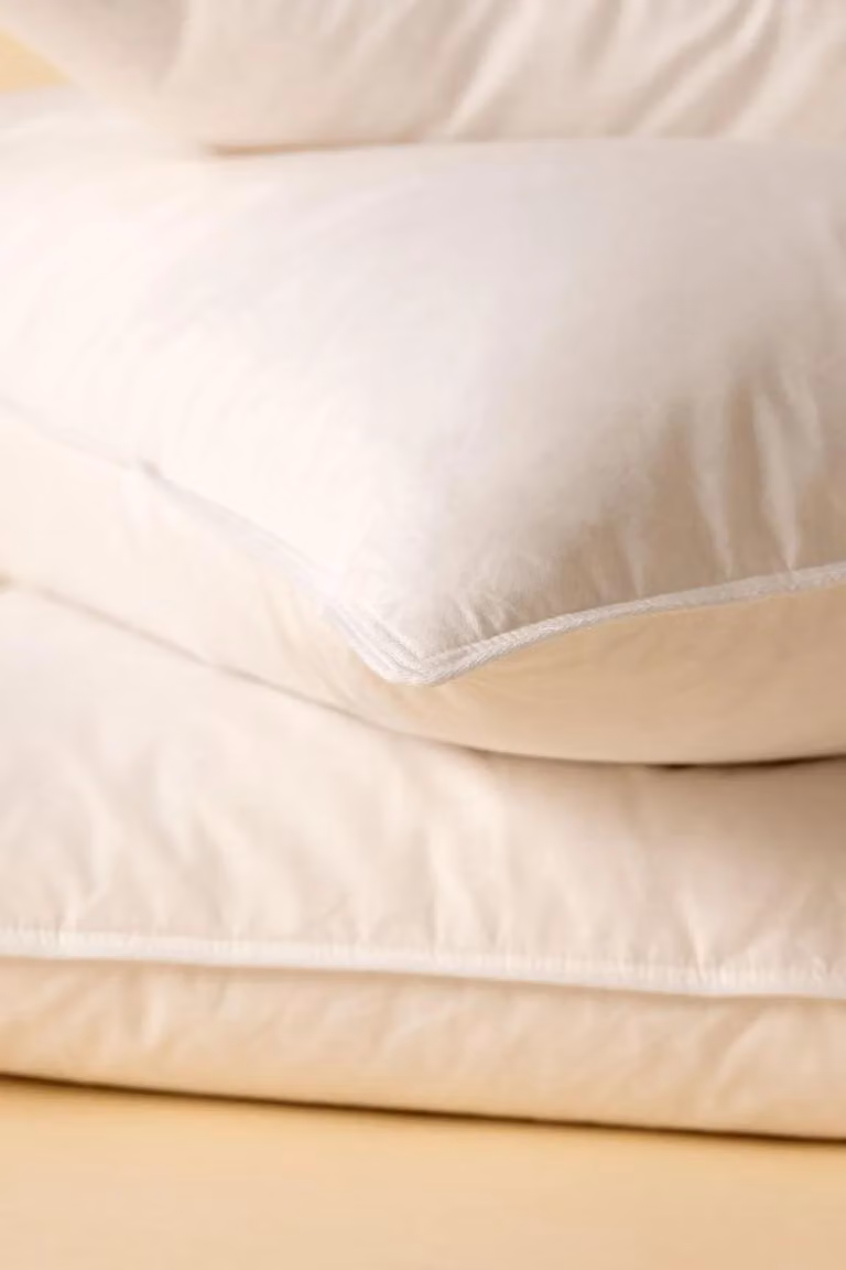 Surrey Down White Goose Feather and Down Medium Firmness Pillow