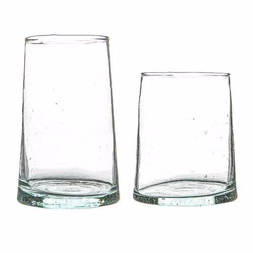 Nicola Spring Merzouga 12 Piece Transparent Glassware Set of Tumblers