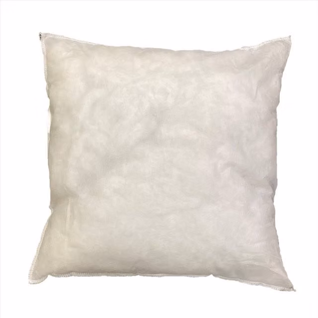 HomeSpace Direct Pack of 6 White Hollowfibre Square Cushion Inners, W/D/H: 56 x 56 x 56 cm
