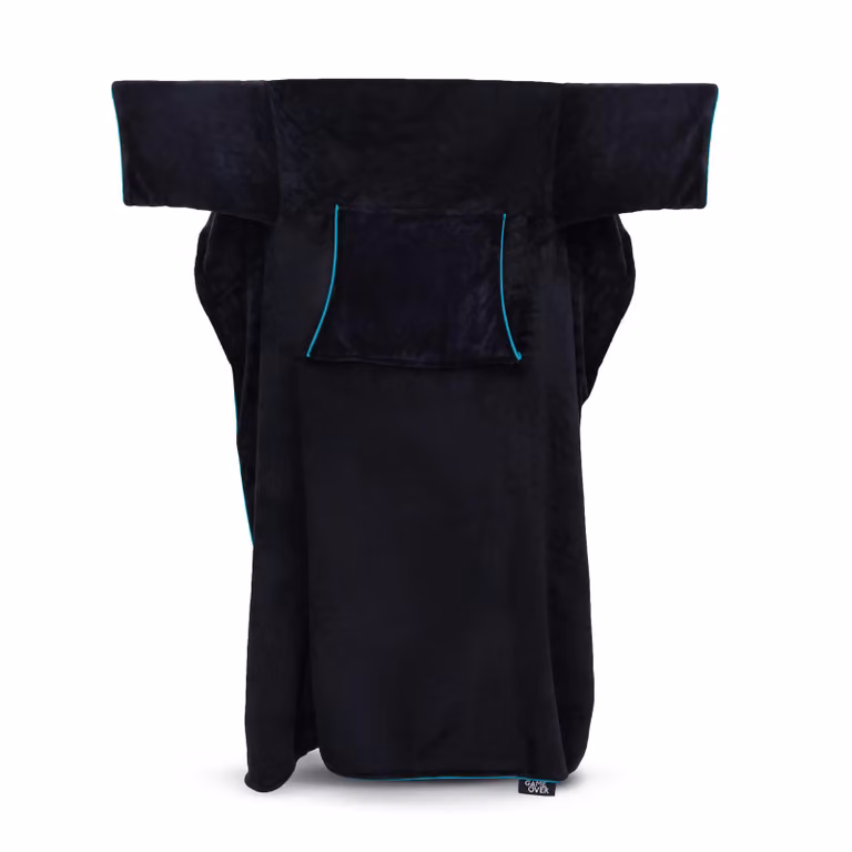 Game Over Store Lich Blade Soft Fleece Gaming Blanket with Sleeves, Black, W/D/H: 120 x 170 x 1 cm