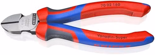 Knipex Side Cutter in Blue, Red and Multicolour, 160 mm