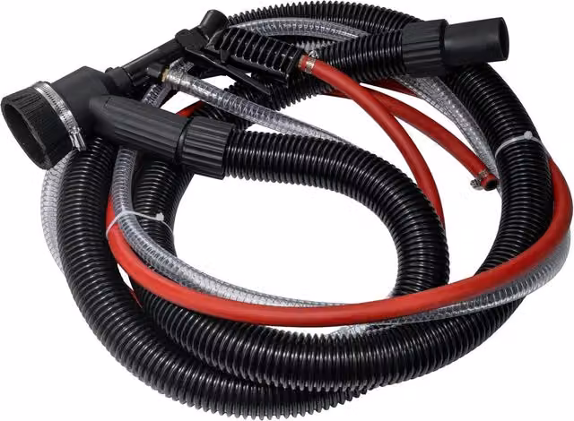SwitZer Aluminium Sandblaster Gun with Hose Assembly, Black