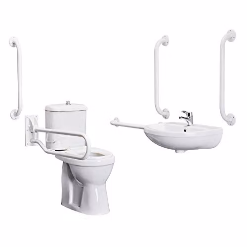 Premier DOCMP001 Comfort Height Ceramic Toilet, White