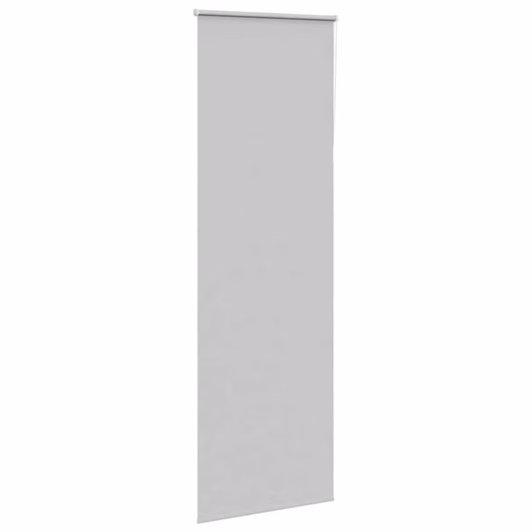 Berkfield Home Grey Blackout Roller Blind, Thermal Insulating Polyester Fabric, W: 105 cm, H: 150 cm