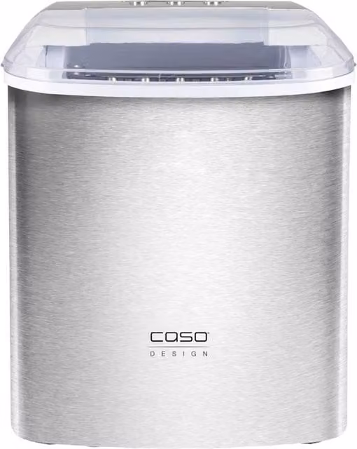 Caso Design IceChef Pro Ice Cube Maker in Silver with Digital Display and Timer