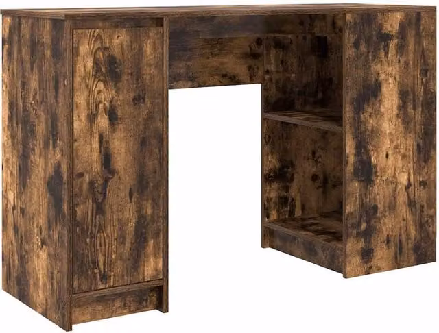 Berkfield Secretary Home Desk in Smoked Oak Brown, W/D/H: 120 x 42 x 76 cm