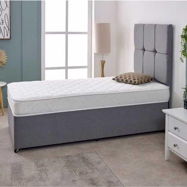 Starlight Beds Stress-Free Hybrid Mattress in White, Small Single, 18 cm Depth