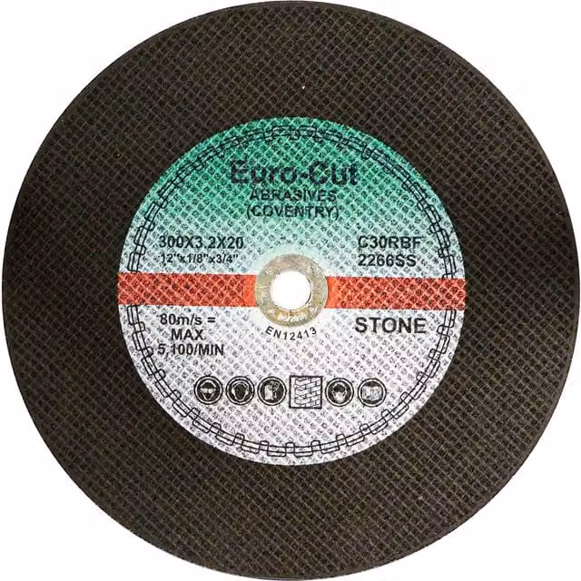Pegdev Professional Stone and Metal Cutting Disc, 300 mm, Black, Pack of 50