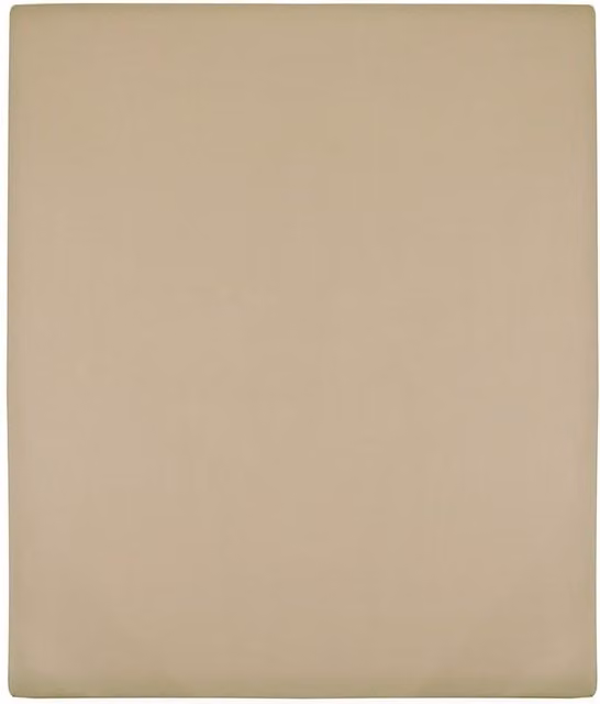 Berkfield Home Jersey Cotton Fitted Sheets, 2 Pack, Taupe, W: 140 cm, L: 200 cm