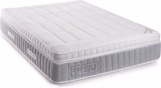 Julian Bowen Capsule Hybrid Mattress in White, W/D/H: 180 x 200 x 25 cm