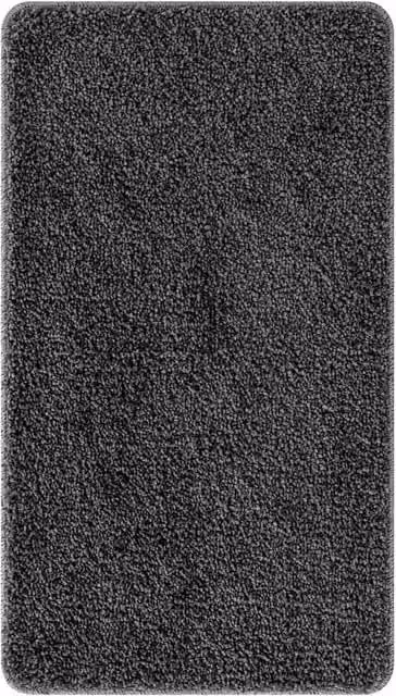 Berkfield Home Rectangular Non-Slip Bath Mat in Grey, W: 70 cm, L: 120 cm