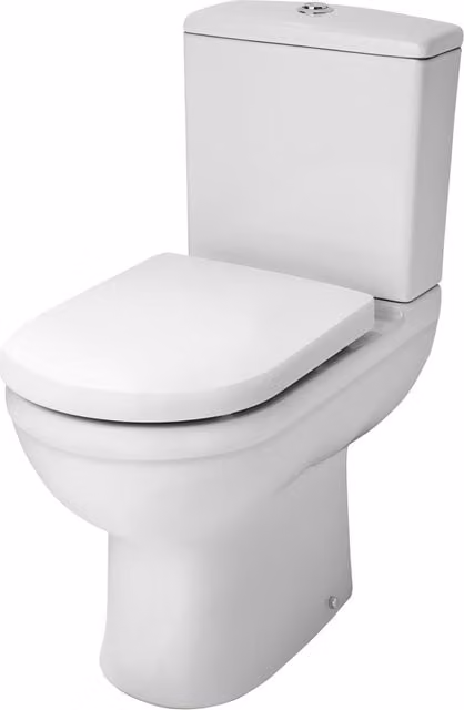 Balterley White Ceramic Comfort Height Pan and Cistern W/D/H: 85.0 x 35.0 x 64.0 cm
