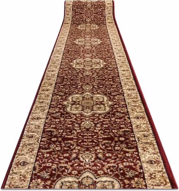 RugsX Heat-Set Royal Oriental Runner in Red, W/D: 150 x 380 cm