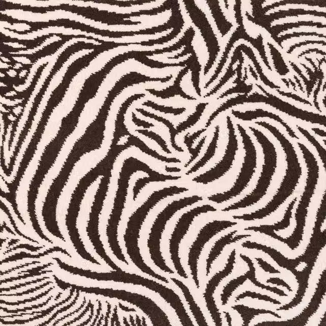 House of Hackney EQUUS Wool Animal Print Rug in Brown