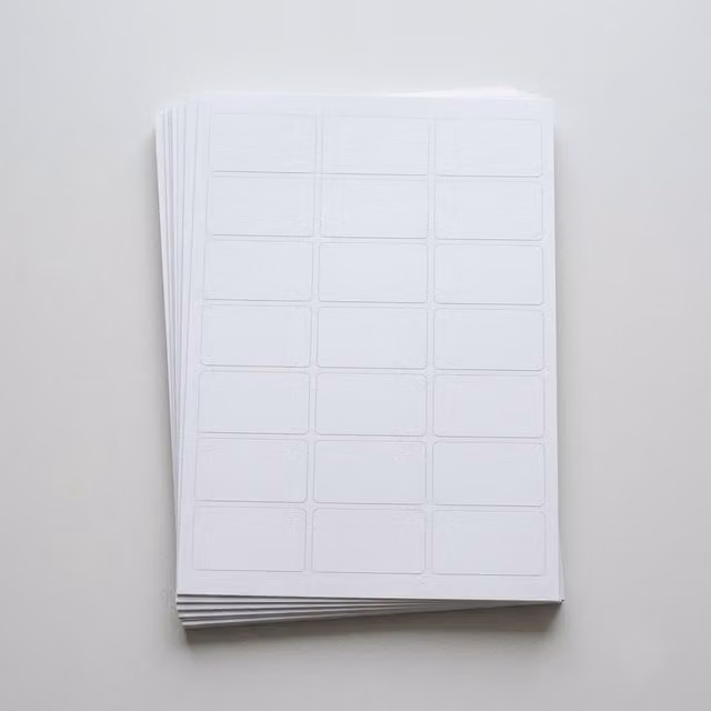 Storm Trading Group White A4 Address Labels for Inkjet, Laser and Desktop Printers, 500 Sheets (24 Labels per Sheet)
