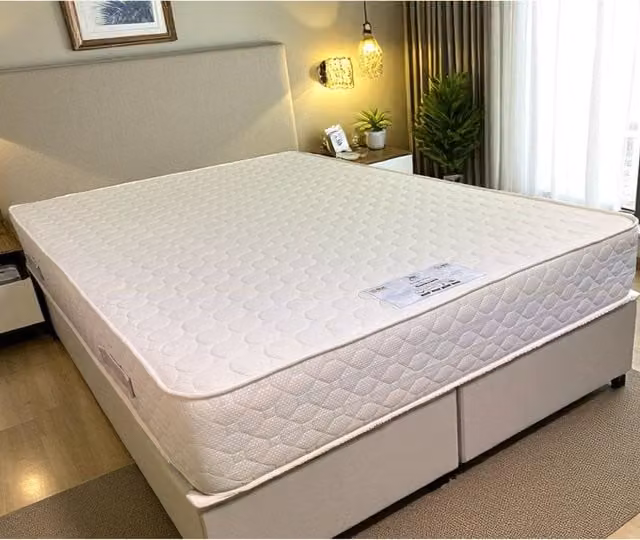 Knight Sleep Ergo Support BackCare Reflex Foam Mattress in White, W/D/H: 90 x 200 cm