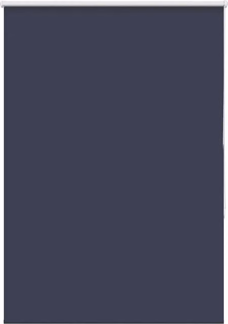Berkfield Home Blue Marine Blackout Roller Blind, Thermal Insulating Polyester, W: 90 cm, H: 130 cm
