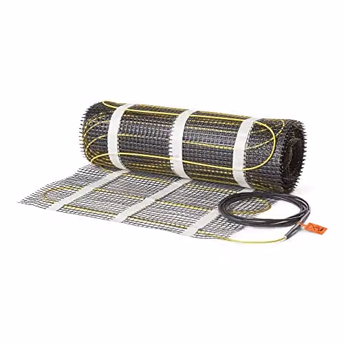 Heatcom 160w/m² Electric Underfloor Heating Mat, Black, 4.0m²