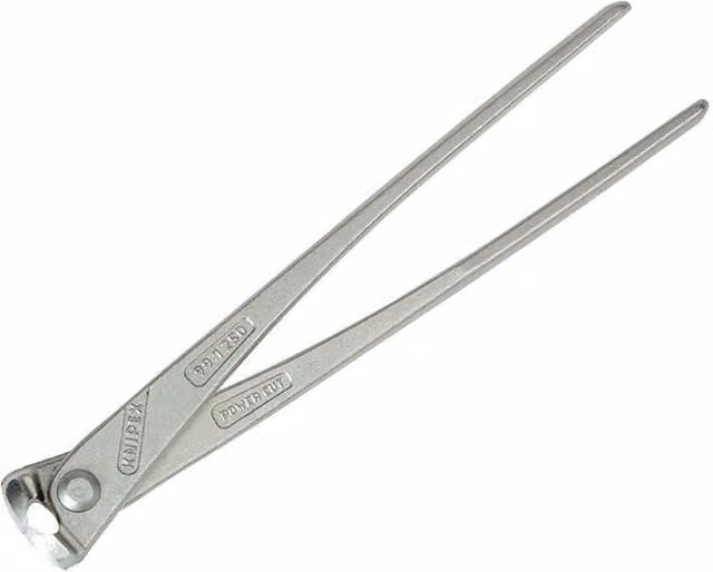 Knipex High Leverage Concreter's Nippers in Silver, Hardened Steel, 250 mm