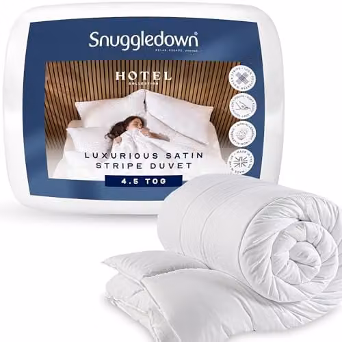 Snuggledown Hotel Collection 4.5 Tog Summer Duvet, White, W/D/H: 260 x 220 cm