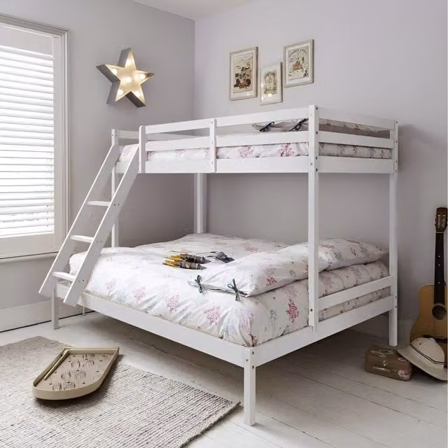 RELAXBy AMANI Surrey Triple Sleeper Bunk Bed in White
