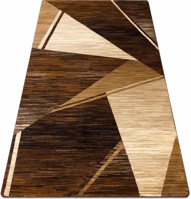 RugsX Royal Brown Rectangular Ornament Rug, W: 180 cm, D: 270 cm