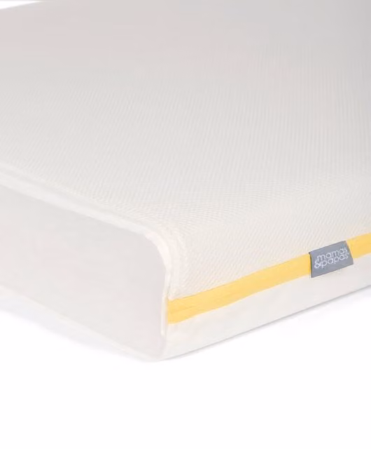 Mamas & Papas Essential Airflow Fibre Petite Cot Mattress in White