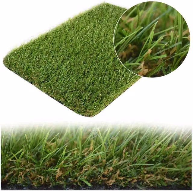 Artificial Grass GB Troon 30 mm Artificial Grass in Green, W: 200 cm, D: 500 cm