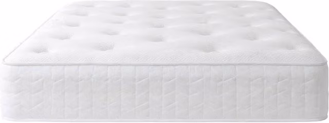 Sloomy Balmoral Open Coil Springs Comfort Layers Mattress in White, Super King, W: 200 cm x D: 200 cm