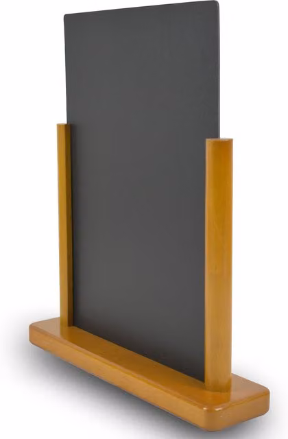 Deflecto Double Sided Tabletop Chalkboard in Yellow