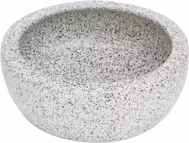 Berkfield Home Grey Round Ceramic Countertop Basin, Diameter: 41 cm, Height: 14 cm