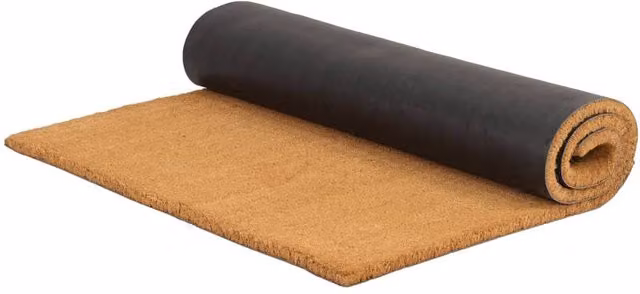 Berkfield Home Brown Tufted Coir Door Mat, W: 80 cm, D: 100 cm