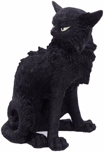 Nemesis Now Black Cat Witches Familiar Tabletop Figure, Height: 19.6 cm