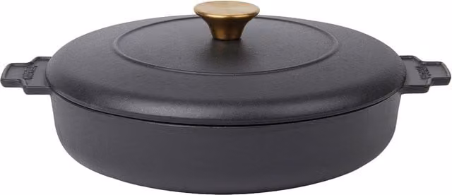 Vinga Monte Heritage 2.5L Black Enamel Cast Iron Stockpot