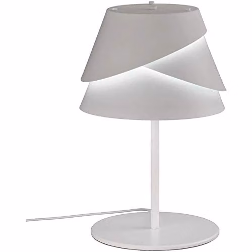 Netlighting Alboran Modern Table Lamp in White, Aluminium and Metal