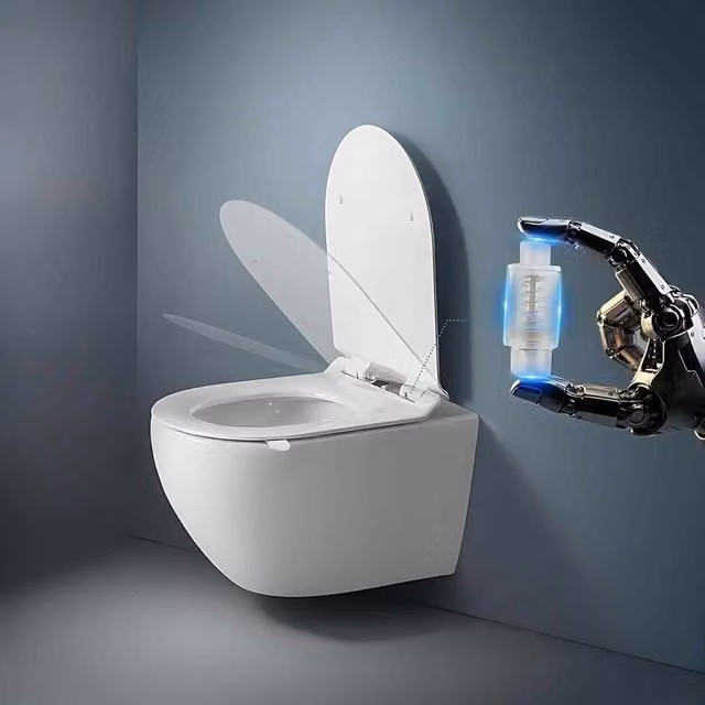 The Bazaarist D Shaped Soft Close Toilet Seat with Quick Release, White