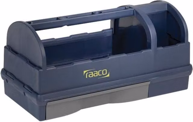 Raaco Professional Open Plastic Toolbox in Blue
